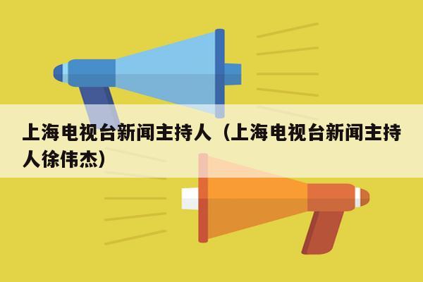 上海电视台新闻主持人（上海电视台新闻主持人徐伟杰）