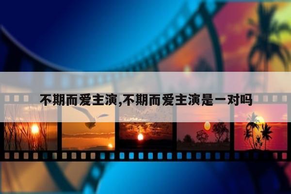 不期而爱主演,不期而爱主演是一对吗