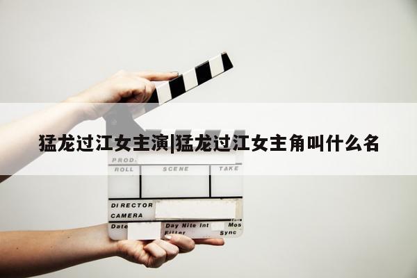 猛龙过江女主演|猛龙过江女主角叫什么名