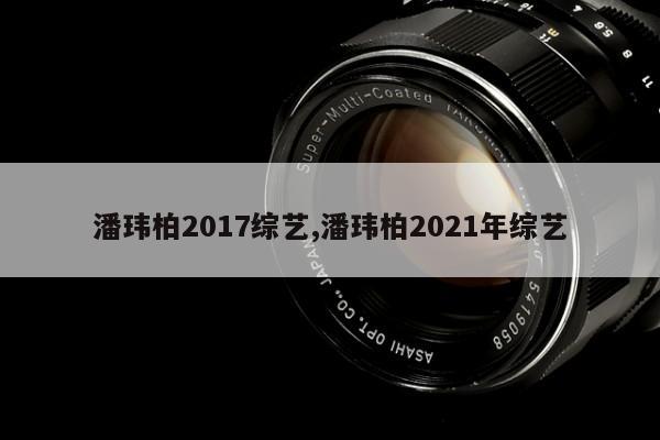 潘玮柏2017综艺,潘玮柏2021年综艺