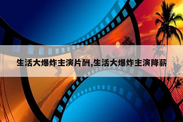 生活大爆炸主演片酬,生活大爆炸主演降薪