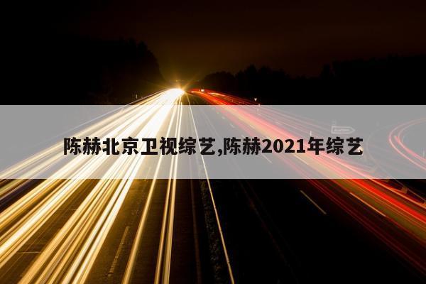 陈赫北京卫视综艺,陈赫2021年综艺