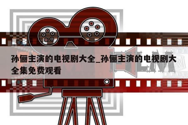 孙俪主演的电视剧大全_孙俪主演的电视剧大全集免费观看