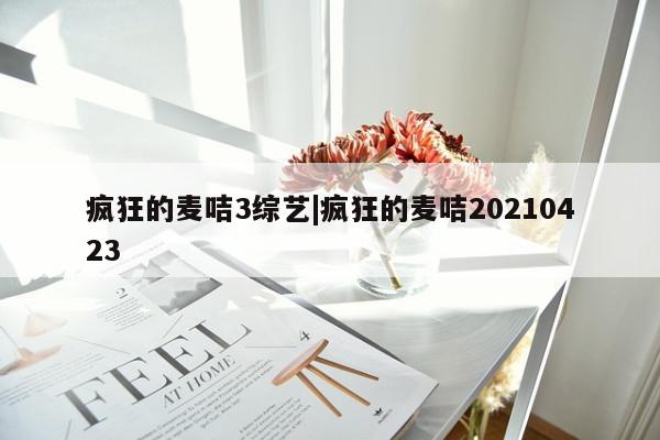 疯狂的麦咭3综艺|疯狂的麦咭20210423