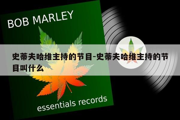 史蒂夫哈维主持的节目-史蒂夫哈维主持的节目叫什么