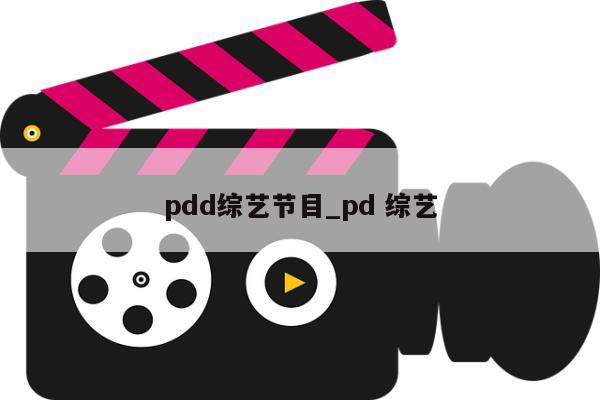 pdd综艺节目_pd 综艺