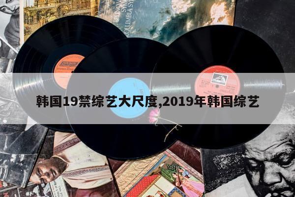 韩国19禁综艺大尺度,2019年韩国综艺